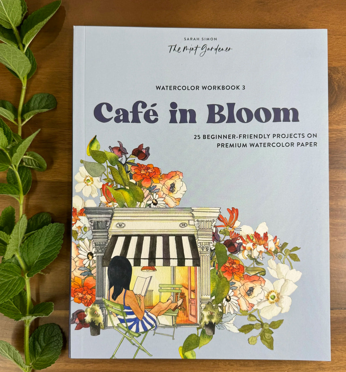Watercolor Workbook 3 - Cafe in Bloom