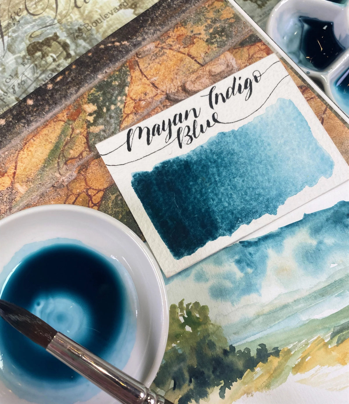 Mayan Indigo Blue