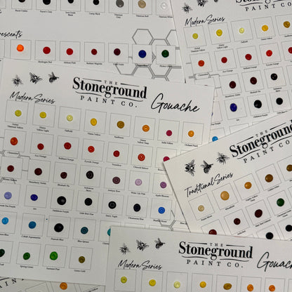 Full Gouache collection ~76 Dot Card