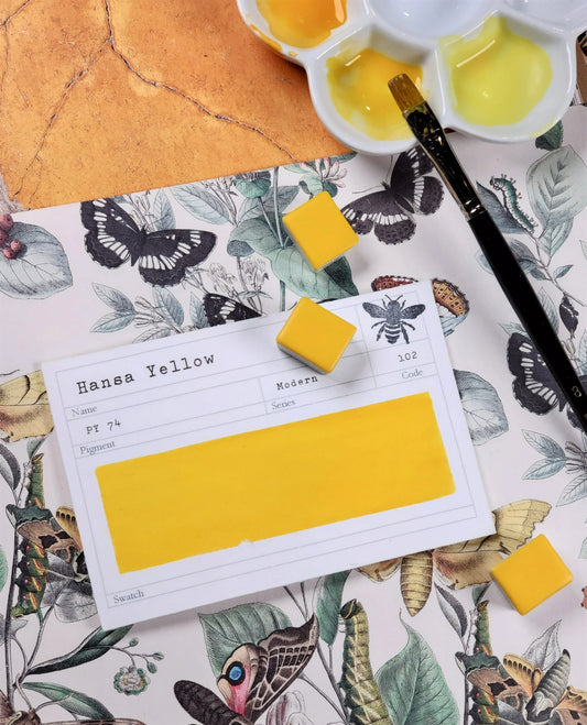 Hansa Yellow ~ Gouache