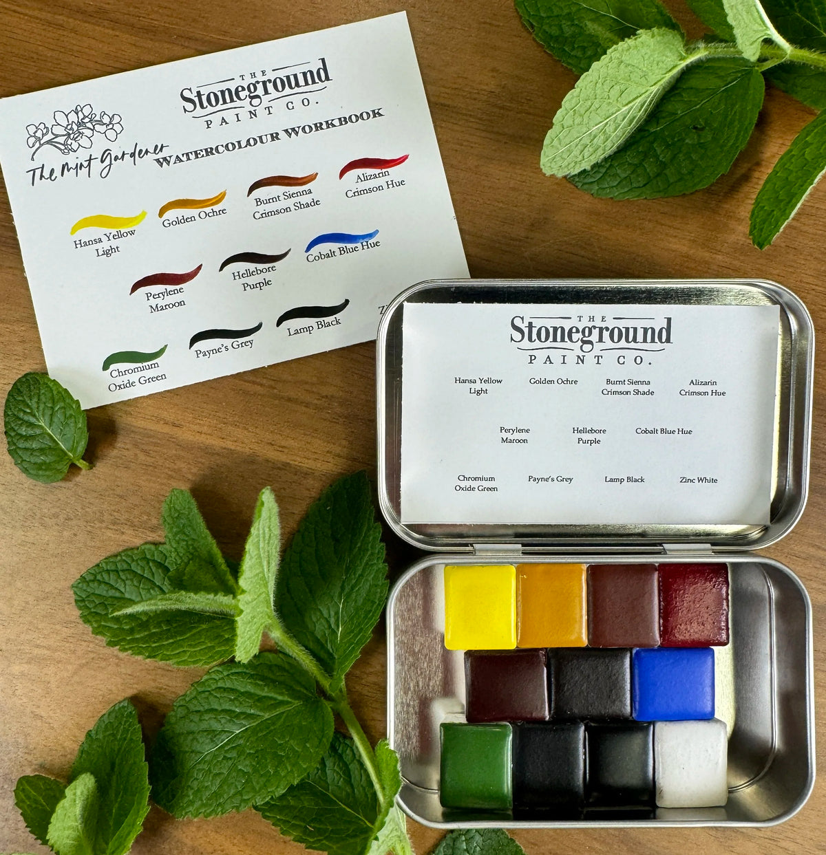The Mint Gardener Watercolor Workbook Palette