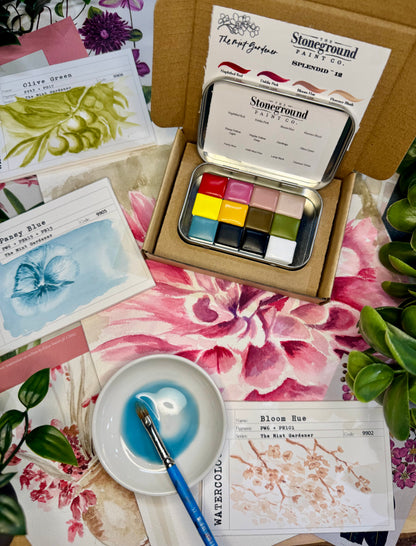 The Mint Gardener Splendid ~ 12 Palette
